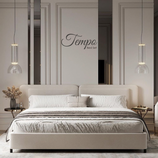 Tempo Bed Set (Bed+Side Tables)