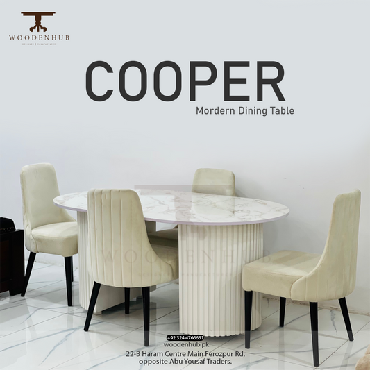COOPER 6 SEATER DINING SET